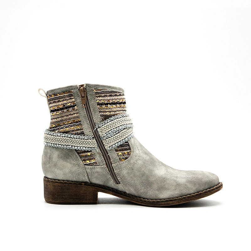 wholesale fashion ladies ankle winter shoes warm snow leather women boots for girls