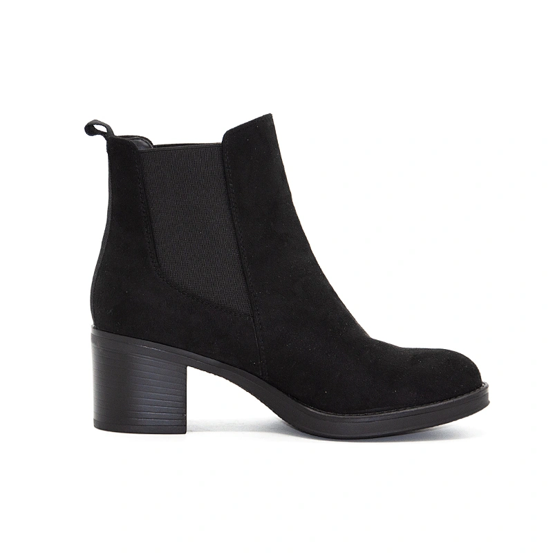Custom Logo OEM Professional Leather Chunk Heels Casual Simple Shoes For Women