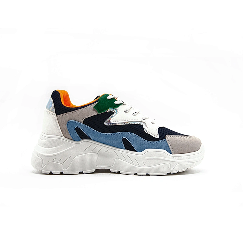 Hot Selling Custom Knitted Fabric Sport Shoes Women Running Shoes