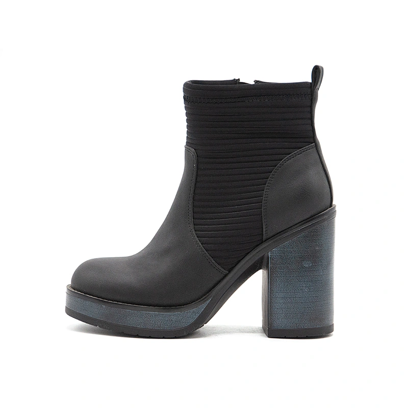 Plant High-end manual customization high heels  shoes for women fashion wedge ankle boots women