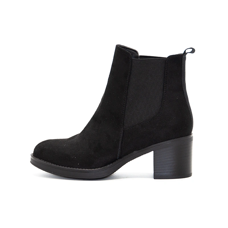 Custom Logo OEM Professional Leather Chunk Heels Casual Simple Shoes For Women
