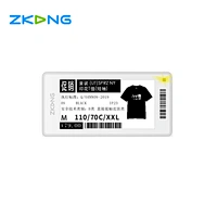 Smart supermarket e-ink 2.66 inch electronic stores display price tag holder acrylic price tag