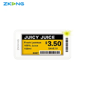 Customers choose esl electronic shelf label manufacturer supplier smart e-ink display price tag holder