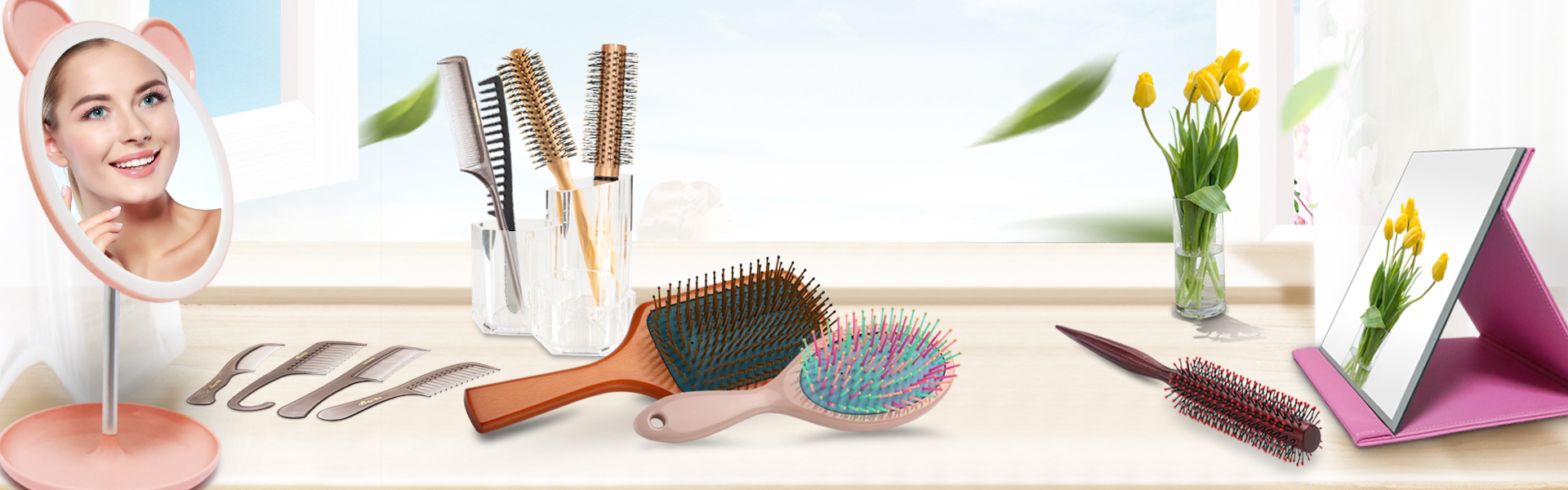 Hair Brush Banner