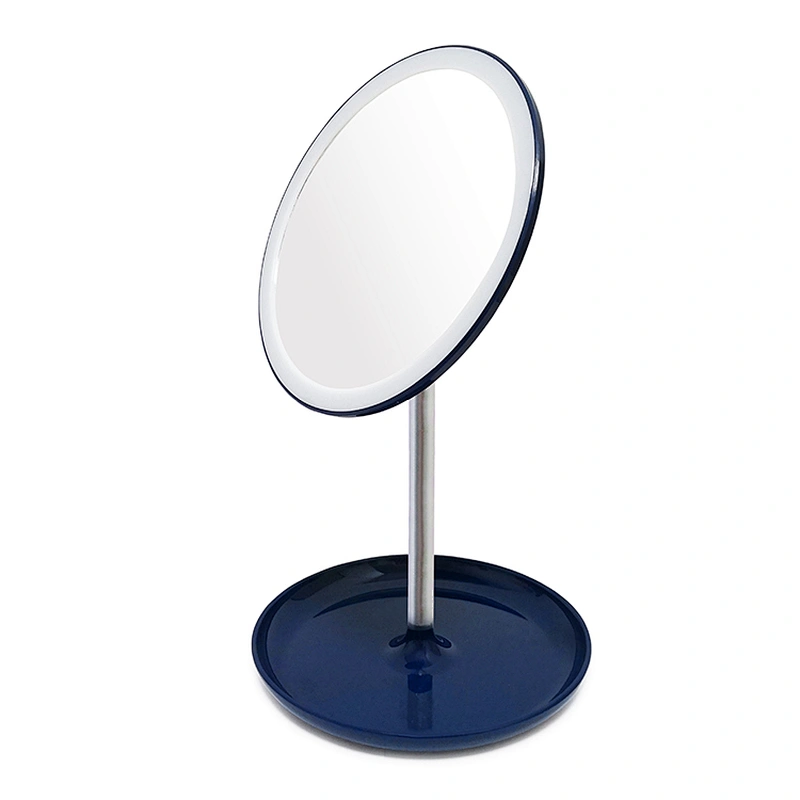 Factory round makeup cosmetic mirror for bedroom beauty standing make up mirror