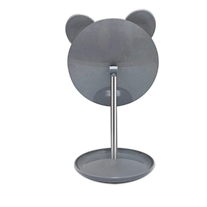 2019 Top selling Factory Round Tabletop Vanity Makeup Cosmetic desktop Mirror With Stand Standing Decorative Mirror With Gray
