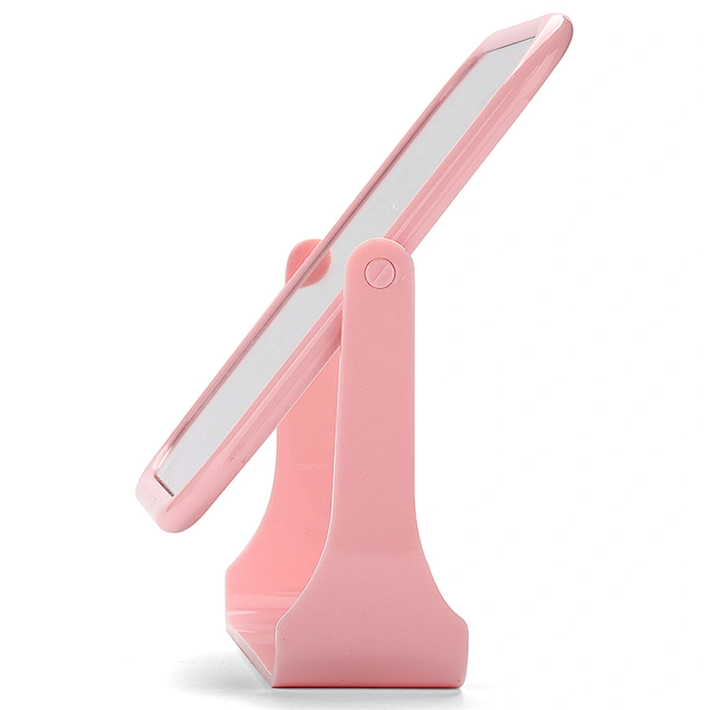 Double Sided Make Up Mirror Stand and 360 Degrees Rotation Cosmetic Mirror