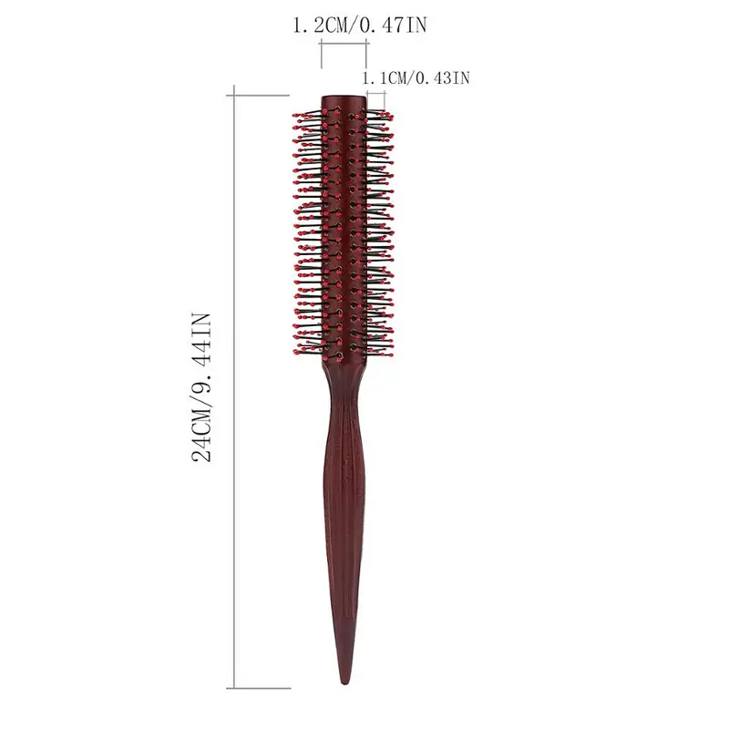 Professional Manufacturer Salon Cheap Wooden Round Hair Brush