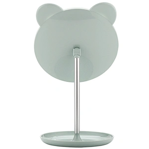 2019 Top selling Factory Round Tabletop Vanity Makeup Cosmetic desktop Mirror With Stand Standing Decorative Mirror With Green