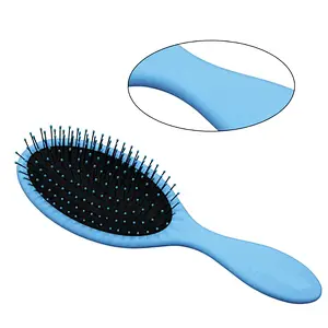 Oem Logo Plastic Round Hair Brush Nylon Pins Elegant Hair Brush