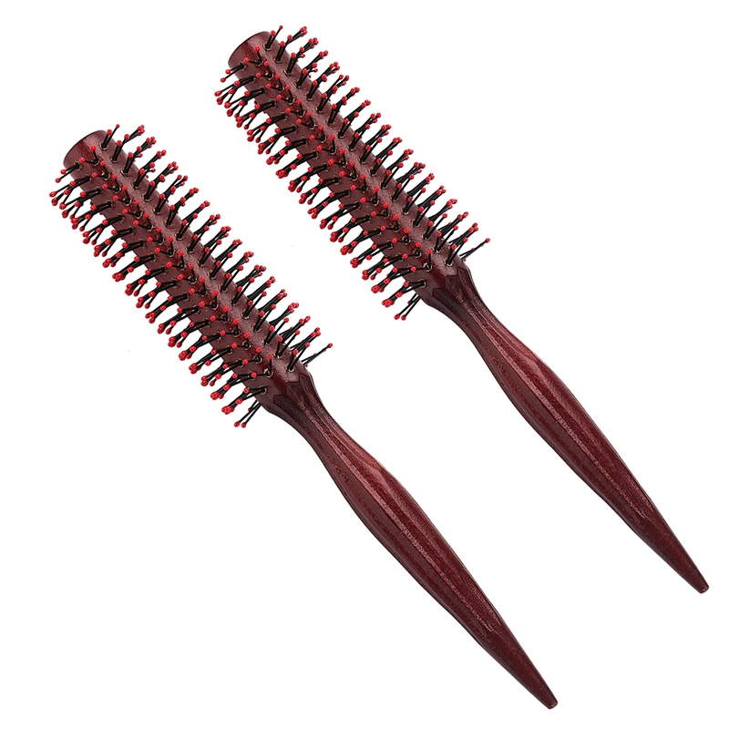 Professional Manufacturer Salon Cheap Wooden Round Hair Brush