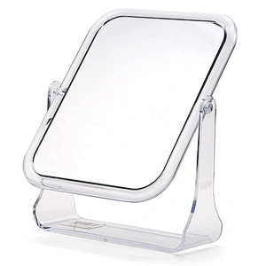 Rotatable Plastic Make-up Mirror Table Stand Cosmetic Mirror Vanity