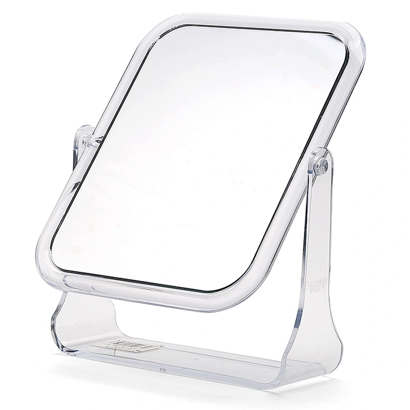 Rotatable Plastic Make-up Mirror Table Stand Cosmetic Mirror Vanity