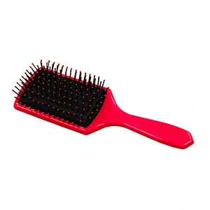 Anti-static Nylon Pins Plastic Square Paddle Hair Massage Paddle Brush
