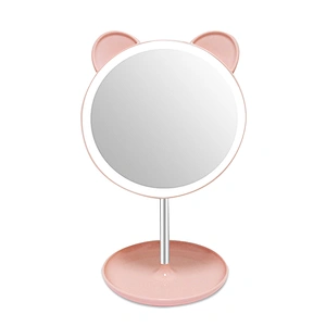Custom cosmetic make up vanity mirror with 360 degree swivel/stand mirror for make-up