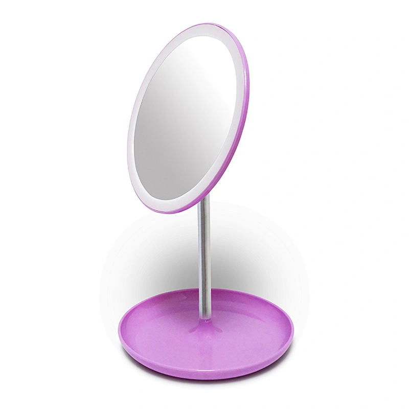 Guangdong professional rounded cosmetic vanity standing mirror/mirror for make-up