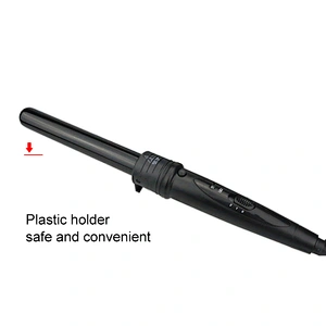 3-in-1 Curling Iron Wand Set, Interchangeable Ceramic Barrels and LCD Temperature Display Hair Curler,Heating Curling Wand for All Hair Type, Dual Voltage