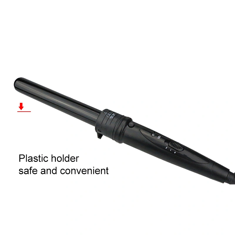 3-in-1 Curling Iron Wand Set, Interchangeable Ceramic Barrels and LCD Temperature Display Hair Curler,Heating Curling Wand for All Hair Type, Dual Voltage