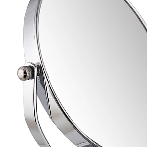 Round Double-Sided Makeup cosmetic desktop mirror Magnifying Double Sided Mirror With Stand Standing Mirror Adjustable Height