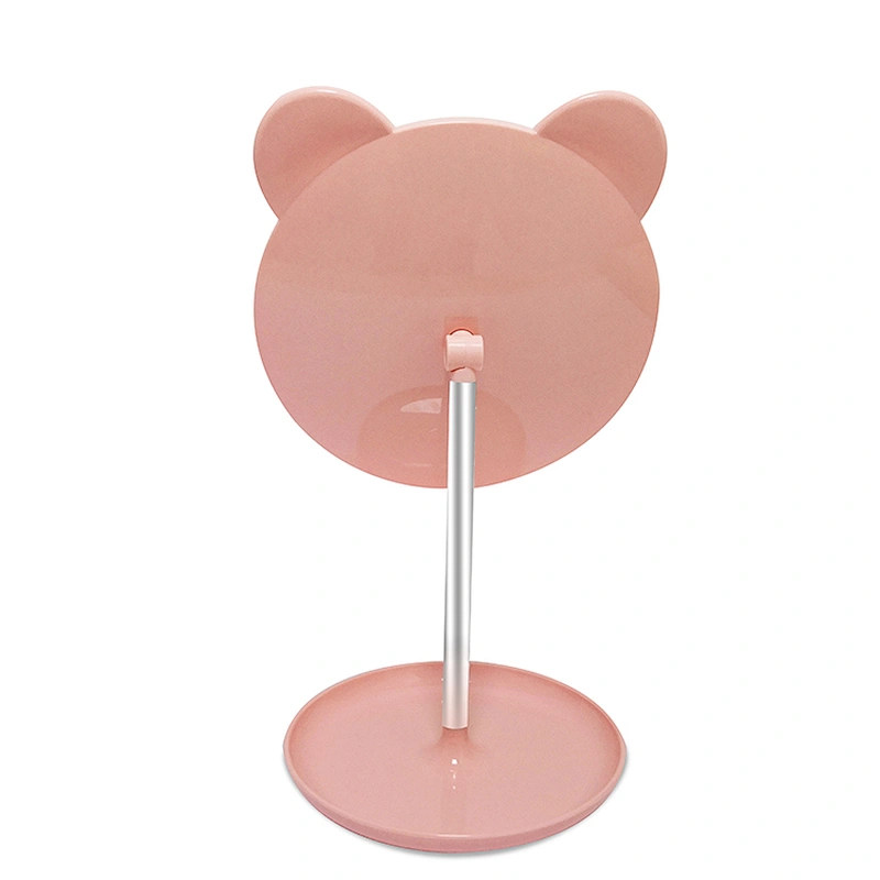 Custom cosmetic make up vanity mirror with 360 degree swivel/stand mirror for make-up
