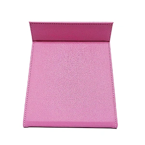 Eco-friendly Pu Custom Make Up Mirror,waterproof Design Folding Cosmetic Mirror