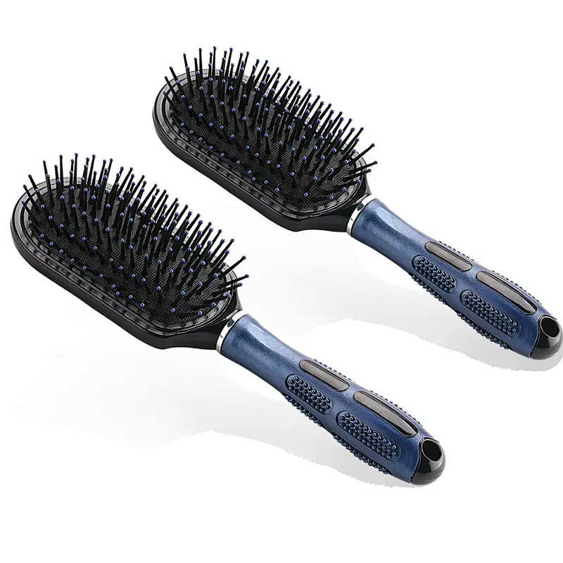 Private Label Plastic Detangling Paddle Hair Extension Brush