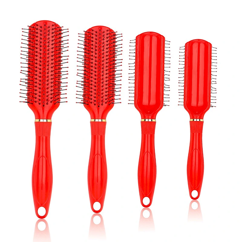 Wet and Dry Hairbrush Nylon Pins Plastic Vent Hair Brush