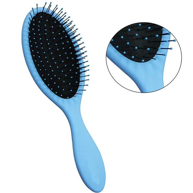 Oem Logo Plastic Round Hair Brush Nylon Pins Elegant Hair Brush