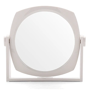 2019 Top selling Factory Round Tabletop Vanity Makeup Cosmetic desktop Mirror With Stand Standing Decorative Mirror With Withe