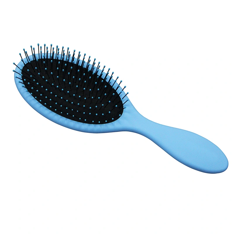 Oem Logo Plastic Round Hair Brush Nylon Pins Elegant Hair Brush