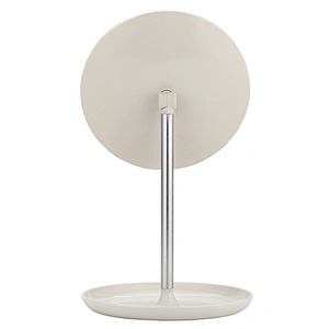 2019 Top selling Factory  Round Makeup cosmetic Mirror desktop for Bedroom or Bathroom With Stand Standing Decorative Mirror
