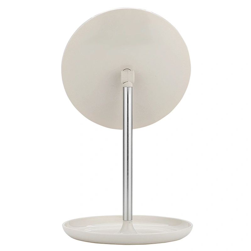 2019 Top selling Factory  Round Makeup cosmetic Mirror desktop for Bedroom or Bathroom With Stand Standing Decorative Mirror