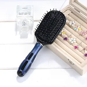 Private Label Plastic Detangling Paddle Hair Extension Brush