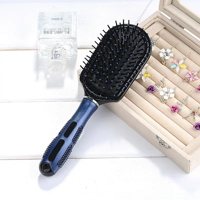 Private Label Plastic Detangling Paddle Hair Extension Brush