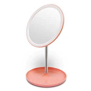 2019 Top selling Factory  Round Makeup cosmetic Mirror desktop for Bedroom or Bathroom With Stand Standing Decorative Mirror