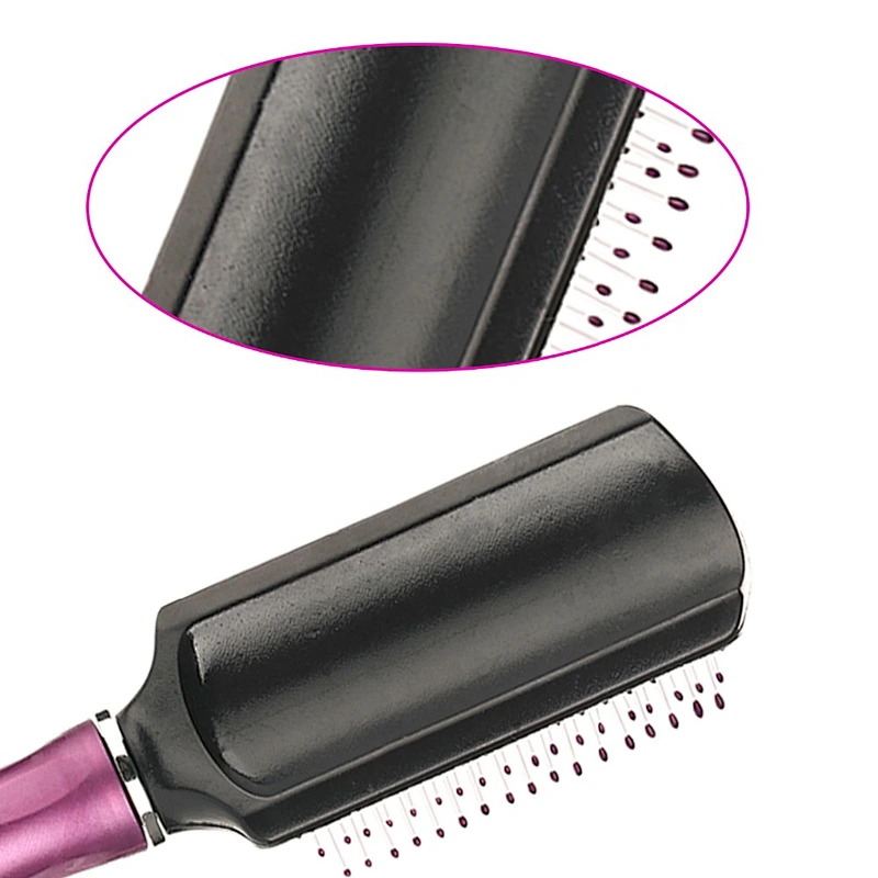 Factory Bulk Logo Printing Anti-static nylon hairbrush Plastic Styling Hair Brush