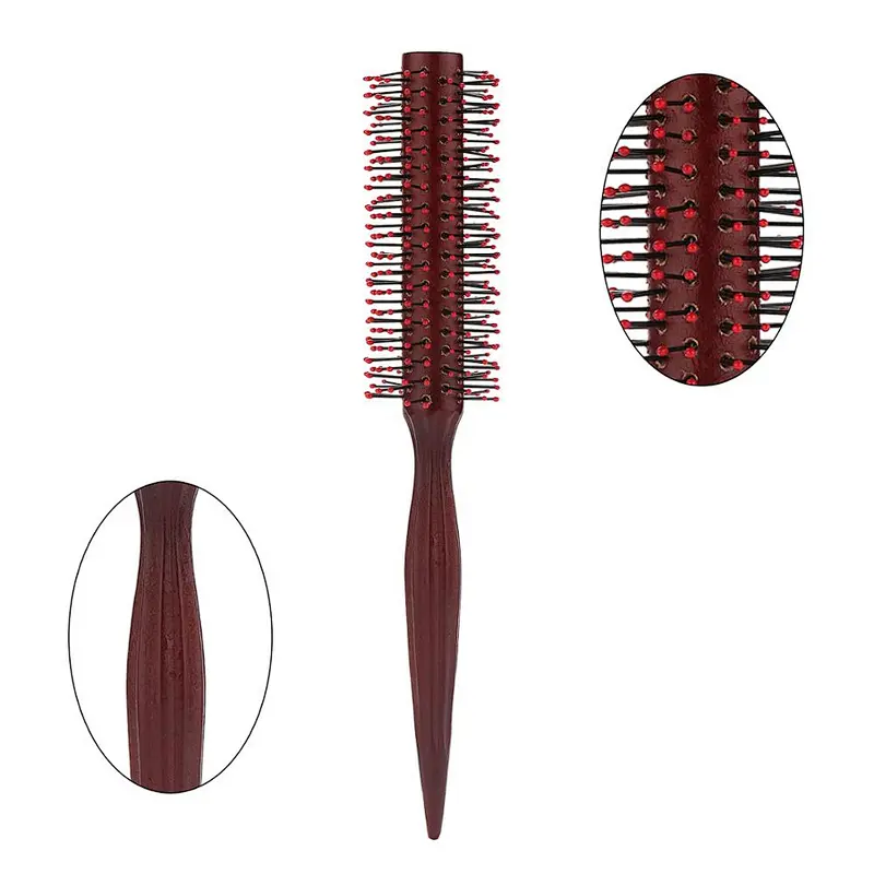 Professional Manufacturer Salon Cheap Wooden Round Hair Brush
