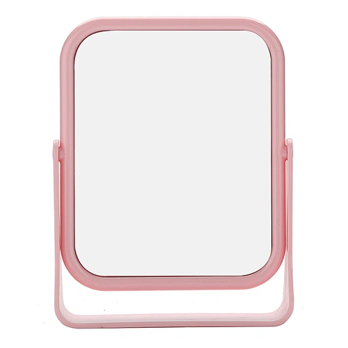 Double Sided Make Up Mirror Stand and 360 Degrees Rotation Cosmetic Mirror