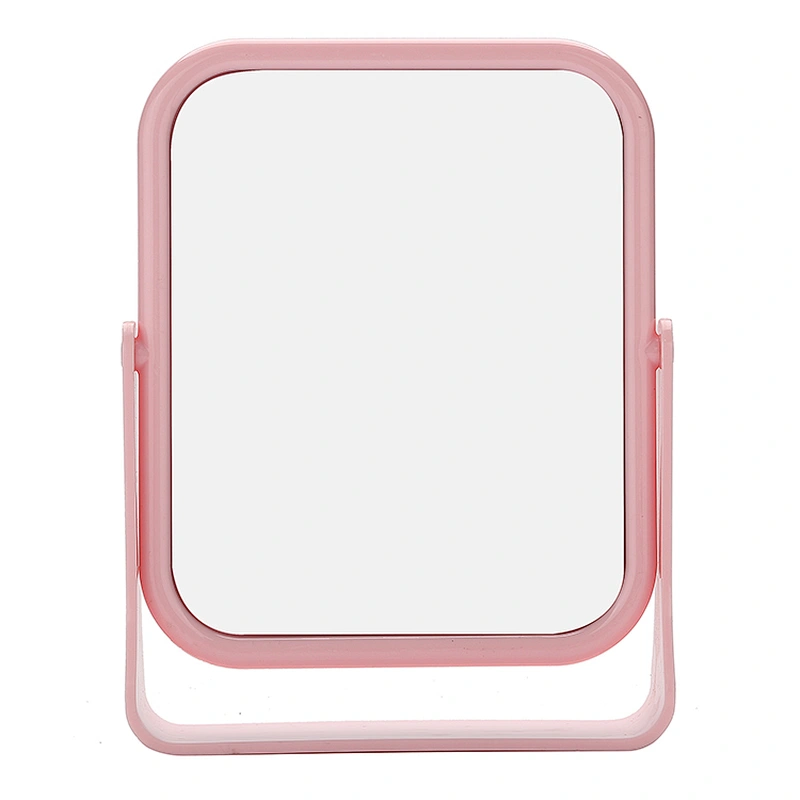Double Sided Make Up Mirror Stand and 360 Degrees Rotation Cosmetic Mirror