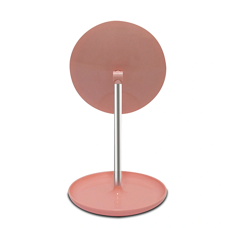 2019 Top selling Factory  Round Makeup cosmetic Mirror desktop for Bedroom or Bathroom With Stand Standing Decorative Mirror