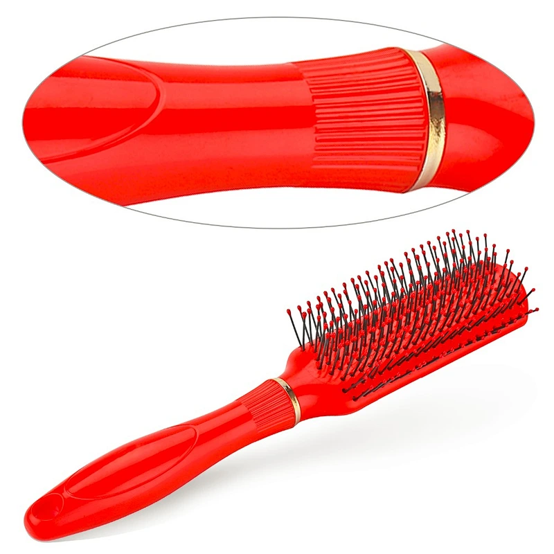 Wet and Dry Hairbrush Nylon Pins Plastic Vent Hair Brush