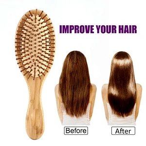 2019 Top selling Factory Hair Brush Handle Hair Comb  Handled Rake Comb Anti-Static Unbreakable for Men Women kid children