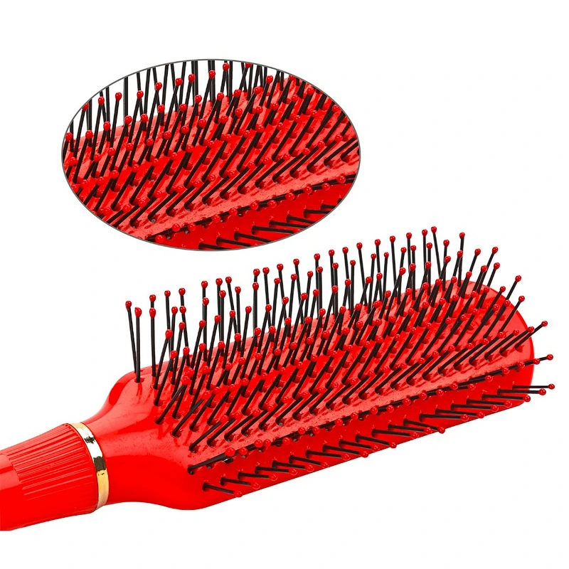 Wet and Dry Hairbrush Nylon Pins Plastic Vent Hair Brush