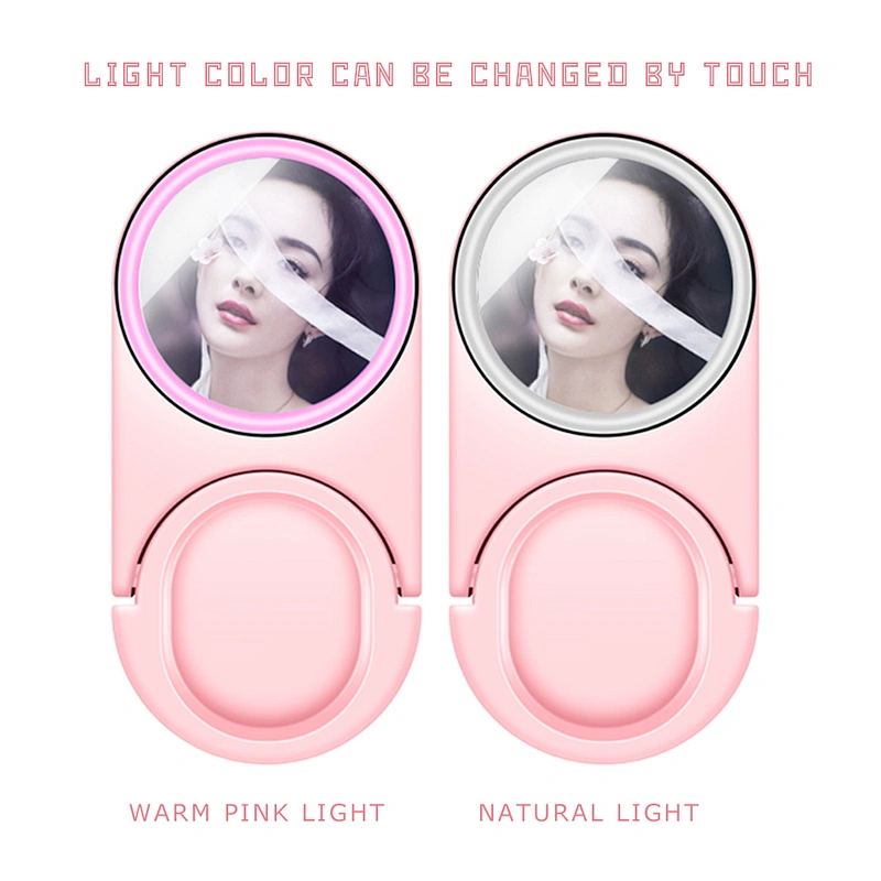 Wholesale Large Cosmetic Makeup Mirror Portable Make Up Mirrors Desktop Mirror with LED light