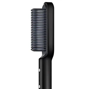 Hair Straightener Brush Rifny Heated Hair Straightening Comb with Anti Scald Auto Temperature Lock