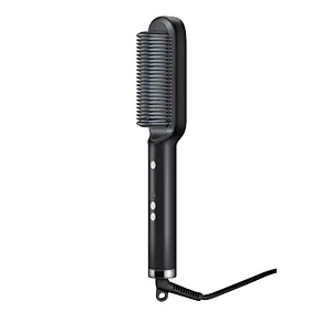 Hair Straightener Brush Rifny Heated Hair Straightening Comb with Anti Scald Auto Temperature Lock