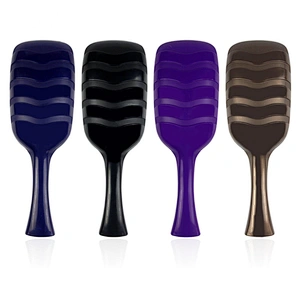 E-Bour Top Selling Detangling Plastic Angel Hair Brush With Handle