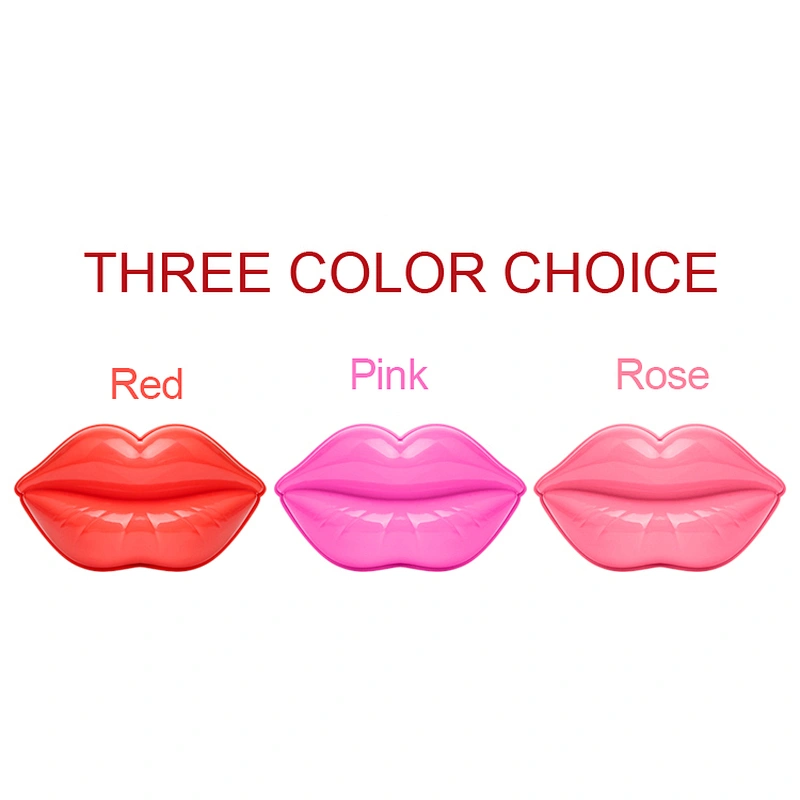 Personalized Lip Shape Detangling Scalp Massage Hair Brush Comb Plastic Hair With Make Up Mirror