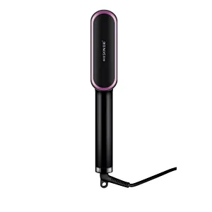 Hair Straightener Brush Rifny Heated Hair Straightening Comb with Anti Scald Auto Temperature Lock