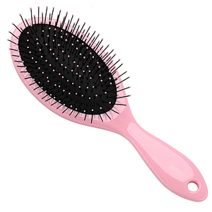 Hot sale colorful hair care brush massager soft cushion nylon bristles wet hair brush